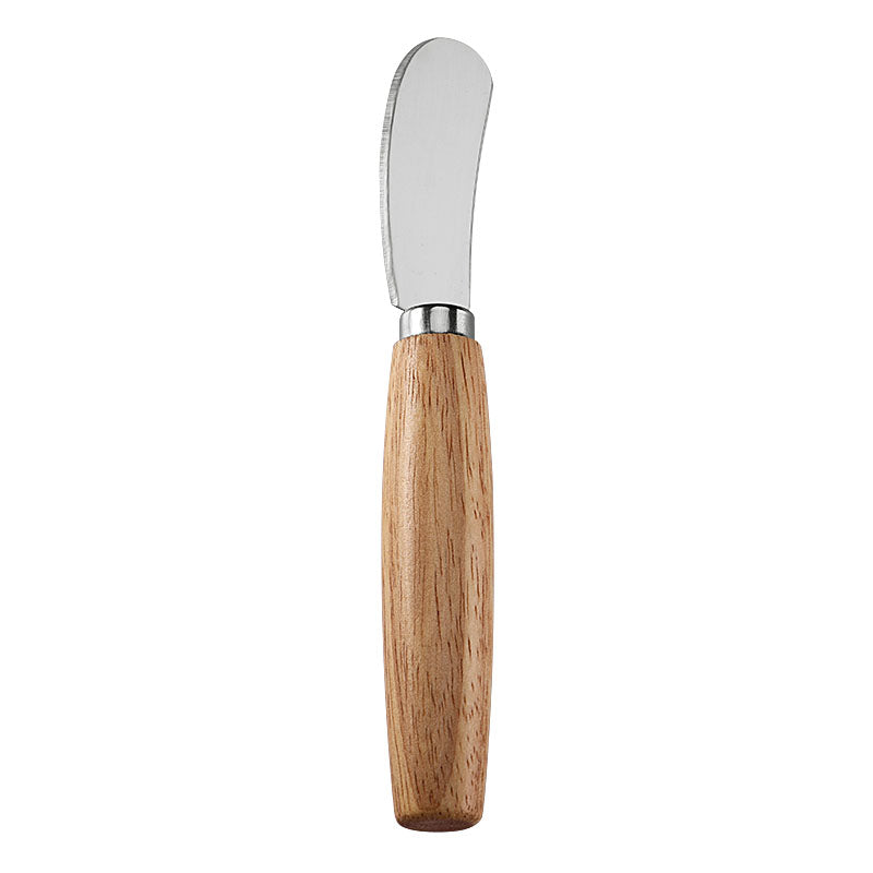 Cheese Spreader with Rubberwood Handle