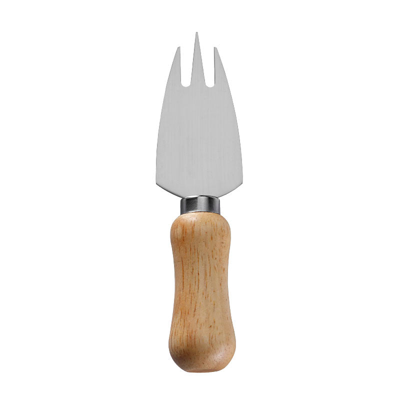 Rubberwood Handle Cheese Fork