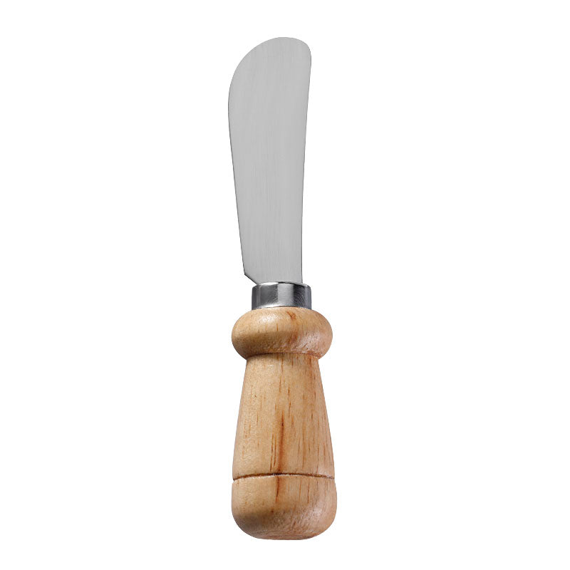 Rubberwood Handle Cheese Spreader