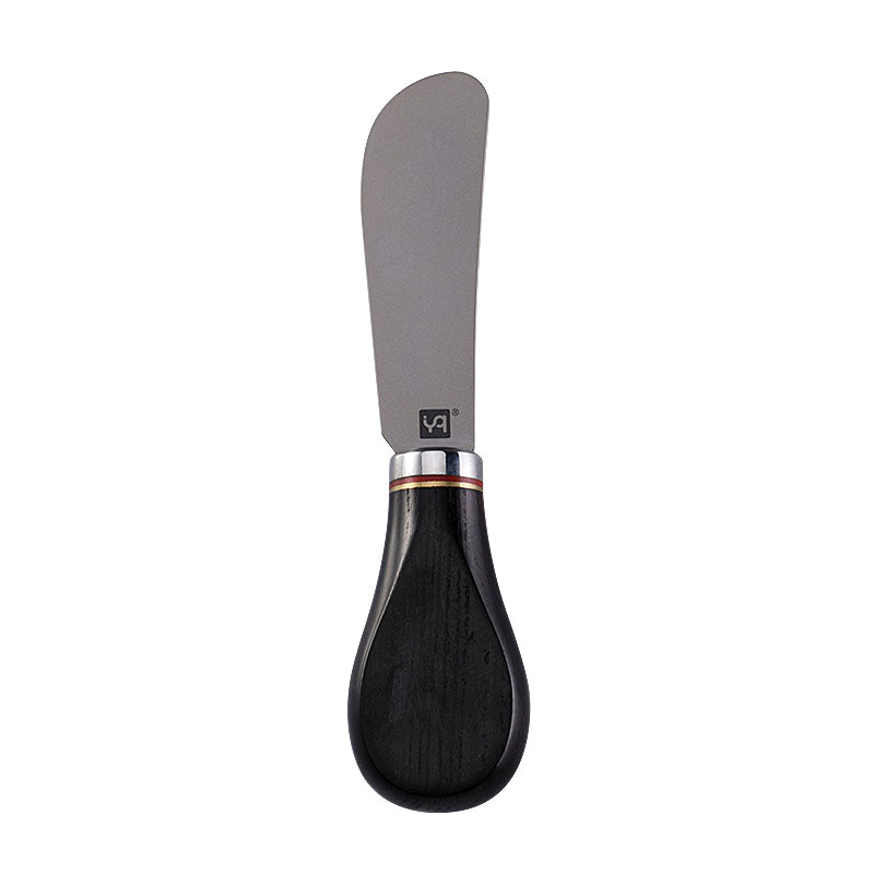 Titanium Butter Knife & Cheese Spreader with Ebony Handle
