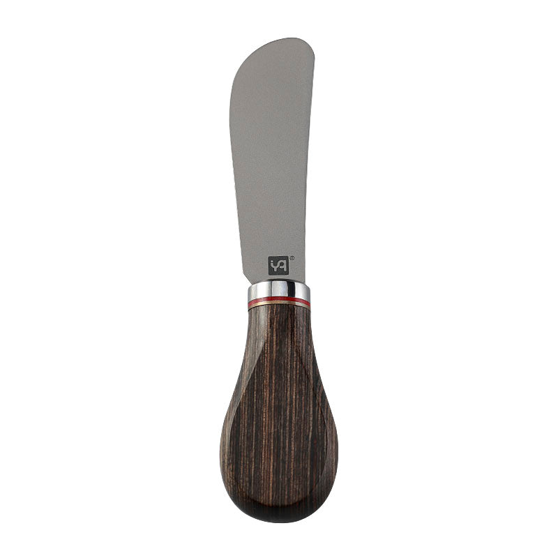 Titanium Butter Knife & Cheese Spreader with Colorwood Handle