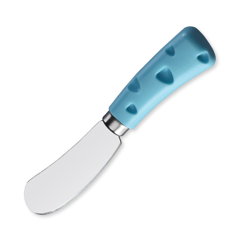 Cheese Spreader with Heart-Cutout Blue PP Handle â€?Narrow Blade
