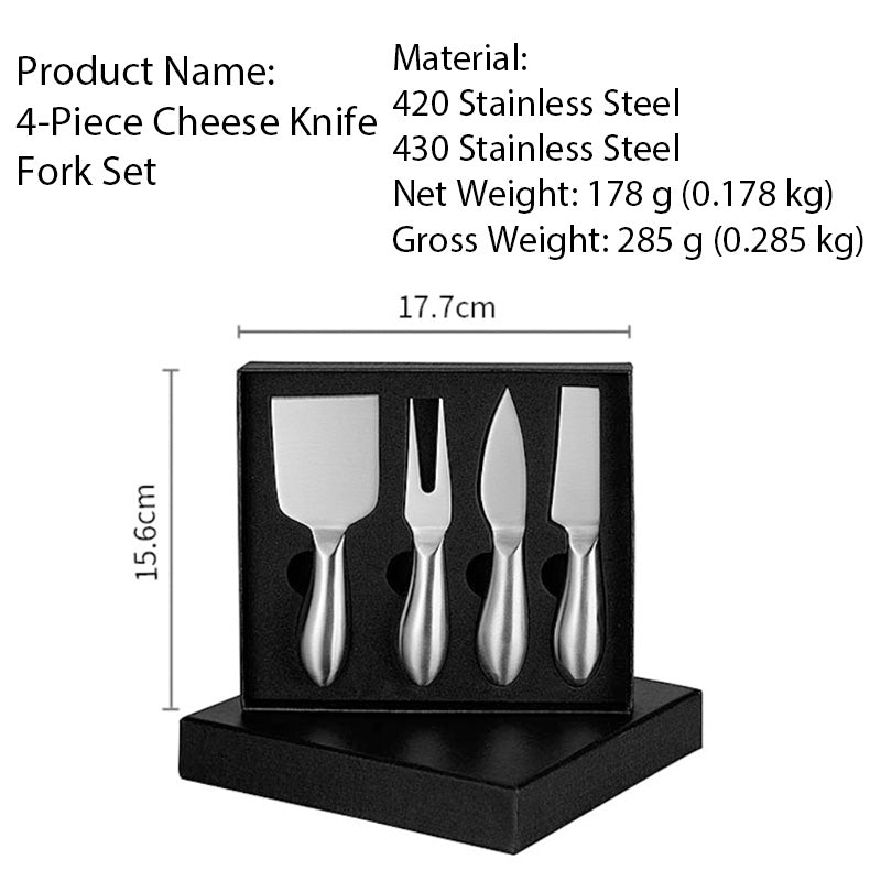 4-Piece Cheese Knife Set | Gift Box