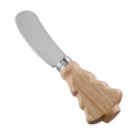 Christmas Tree Rubberwood Handle Cheese Spreader S