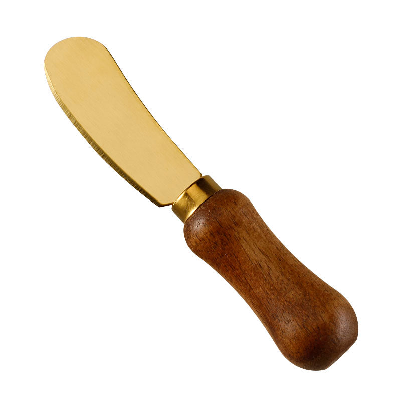 AC8S8>Acacia Wood Handle Cheese Spoon