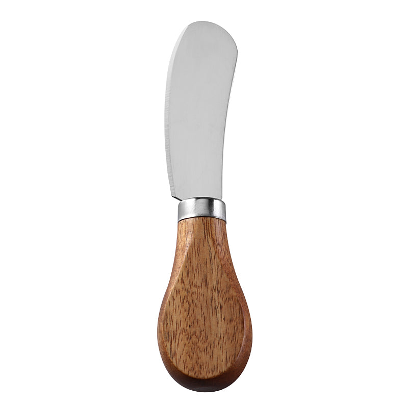 Cheese Spreader with Stainless Steel Blade & Acacia Flat Handle