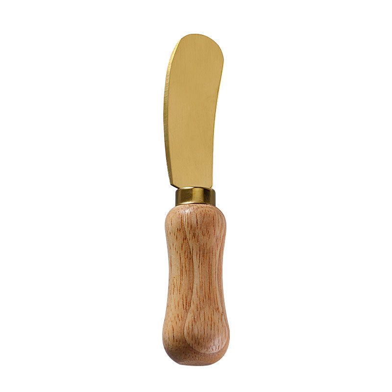 Rubberwood Handle Soft Cheese Knife