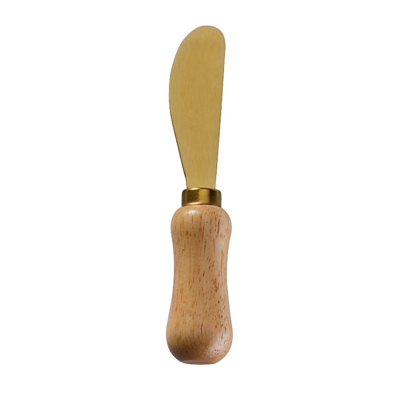 Rubberwood Handle Cheese Spreader