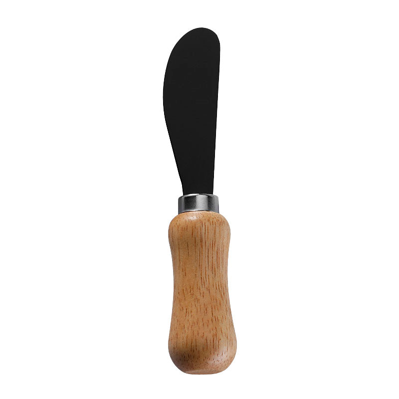Rubberwood Handle Cheese Spreader