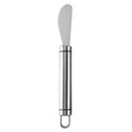 Angled-Blade Cheese Spreader with Stainless Steel Blade & Cylindrical Handle with Hanging Loop