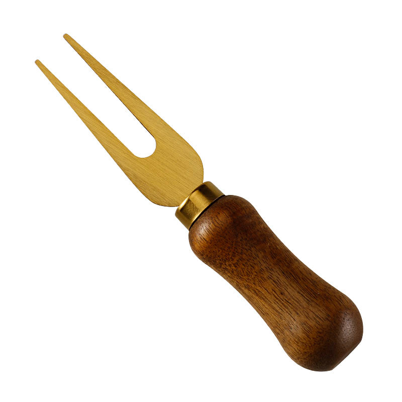 Acacia Wood Handle Cheese Fork