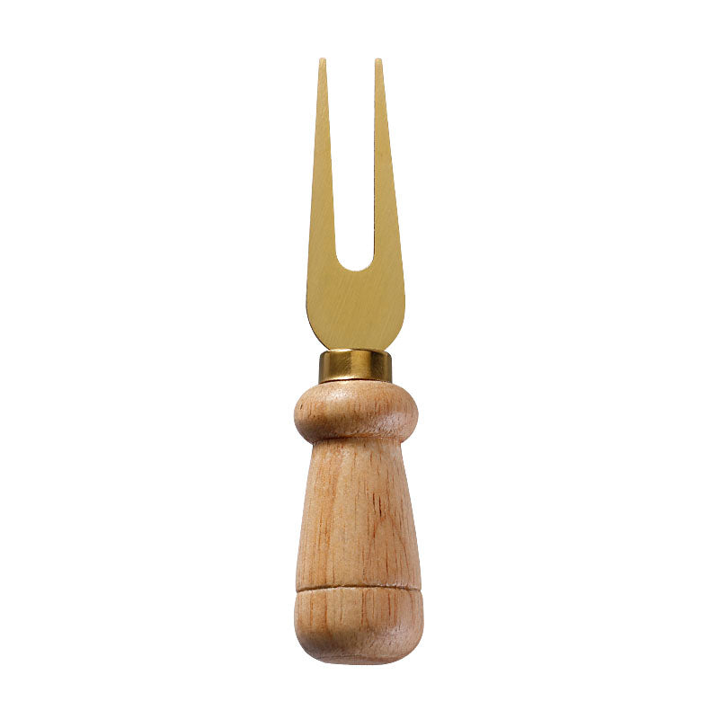 Rubberwood Handle Cheese Fork