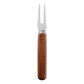 Two-Prong Cheese Fork with Stainless Steel Tines & Acacia Flat Handle