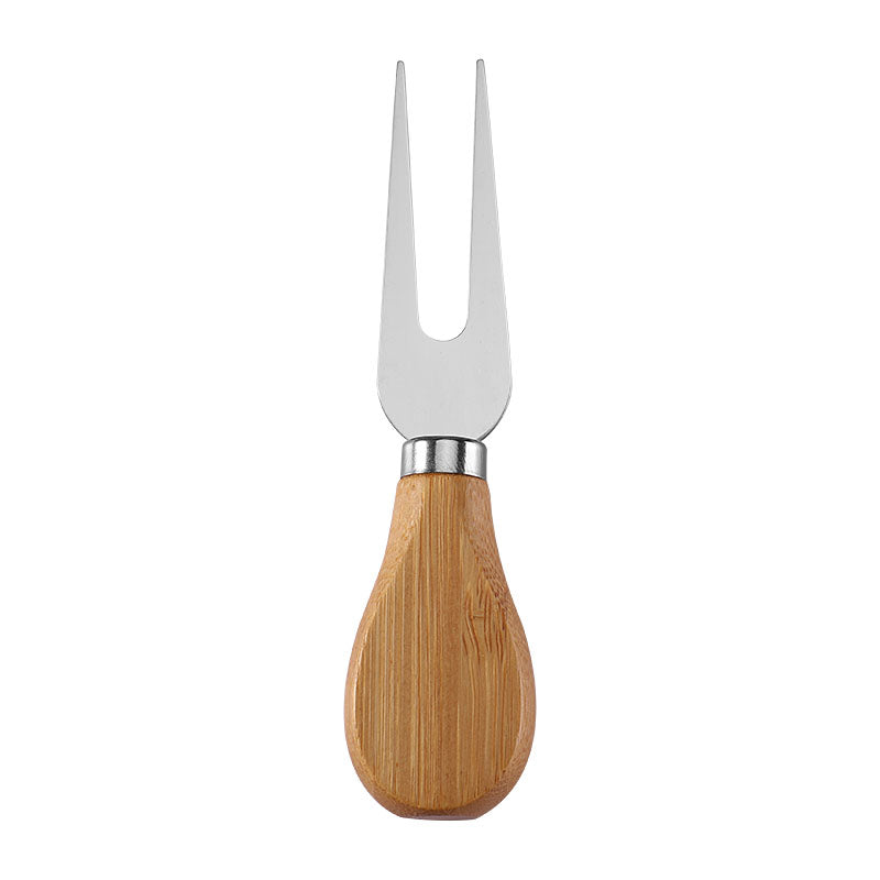 Bamboo Handle Cheese Knife Set, 6-Piece