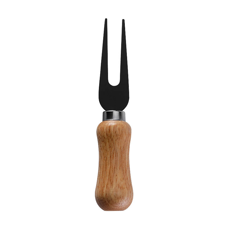 Rubberwood Handle Cheese Fork