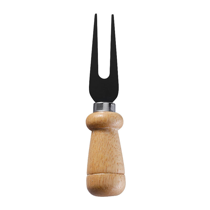 Rubberwood Handle Cheese Fork