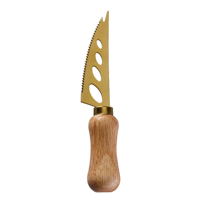 Rubberwood Handle Soft Cheese Knife