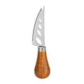 Serrated Soft Cheese Knife with Acacia Wood Bulb Handle