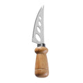 Rubberwood Handle Soft Cheese Knife with Holes